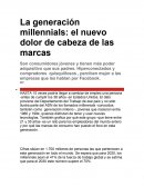 Reseña Los millenials