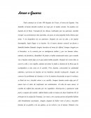 Avance de ensayo acerca de Amor o Guerra