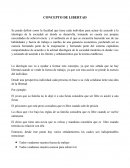 Análisis de resultados. CONCEPTO DE LIBERTAD