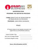 IMPACTO DE LAS TECNOLOGÍAS DE INFORMACIÓN EN LOS PROCESOS
