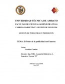El Poder de la publicidad con Famosos