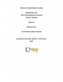 Palabras claves para el crucigrama, con sus definiciones