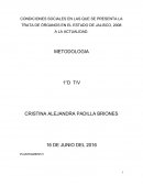 CONDICIONES SOCIALES EN LAS QUE SE PRESENTA LA TRATA DE ÓRGANOS EN EL ESTADO DE JALISCO, 2008 A LA ACTUALIDAD.