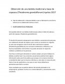 Obtención de una bebida medicinal a base de copoazu