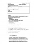 Procesos y características organizacionales