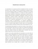 Emprender para un mejor porvenir