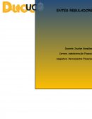 Informe Entes Reguladores.