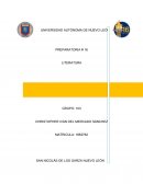 PREPARATORIA # 16 Actividad integradora literatura etapa 1
