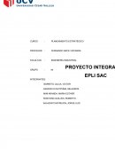 PROYECTO INTEGRADOR EPLI SAC empresa
