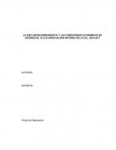 LA EXPLOSIÓN DEMOGRÁFICA Y LAS CONDICIONES ECONÓMICAS EN JÓVENES DE 18 A 25 AÑOS EN SAN ANTONIO DE LA CAL. 2016-2017