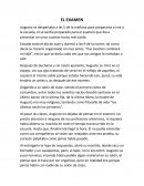 Cuento para literatura EL EXAMEN