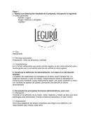 Preparación, venta de alimentos y bebidas.