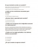 Sucesiónes