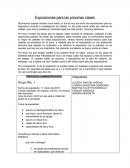 Exposiciones para las próximas clases