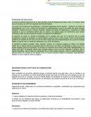 Presentación del Caso Clínico NECESIDAD BÁSICA AFECTADA DE COMUNICACIÓN