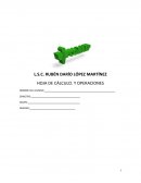 HOJA DE CÁLCULO. Y OPERACIONES