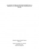 ANALISIS DE MATERIALES DE MURO EXTERIOR PARA LA MEJORA EN LA CONSTRUCCION DE VIVIENDAS DE LOS MOCHIS