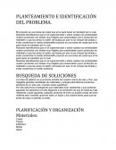 PLANTEAMIENTO E IDENTIFICACIÓN DEL PROBLEMA