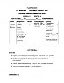 PLANIFICACION CICLO ESCOLAR 2013 - 2014