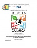 Quimica y su importancia en la vida cotidiana
