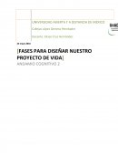 FASES PARA DISEÑAR NUESTRO PROYECTO DE VIDA ANDAMIO COGNITIVO 2
