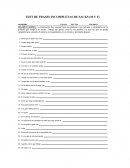 TEST DE FRASES INCOMPLETAS DE SACKS (M Y F