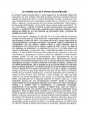 La montaña rusa de la Primera Guerra Mundial