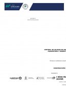 CONTROL DE CALIDAD DE AGUA POTABLE