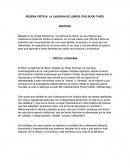 RESEÑA CRÍTICA: LA LADRONA DE LIBROS (THE BOOK THIEF)