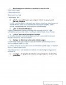 Comunicacion respuestas. Mencione algunos métodos que permiten la comunicación