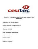 Tarea Psicología Organizacional