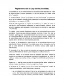 Resumen Reglamento de Ley de Nacionalidad (México)