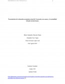 Presentación de la situación económica actual de Venezuela, sus causas, y la actualidad del país suramericano.