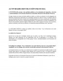 Actividades Revolución Francesa