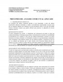 Analisis conductual resumen