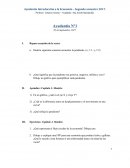 Ayudantía N°1 Economia ejercicios