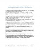 Ciencias que se relacionan con la Administración