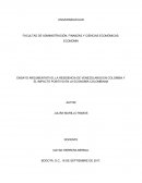 ENSAYO ARGUMENTATIVO; LA RESIDENCIA DE VENEZOLANOS EN COLOMBIA Y EL IMPACTO POSITIVO EN LA ECONOMÍA COLOMBIANA