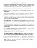 TALLER DE DERECHO PENAL GENERAL