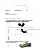 EVALUACIÓN DE MATEMÁTICA