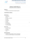 Obtención y reconocimiento de compuestos químicos FUNDAMENTO TEÓRICO