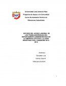 ESTUDIO DEL ACOSO LABORAL DE LOS TRABAJADORES(AS) DEL DEPARTAMENTO ADMINISTRATIVO DE LA EMPRESA CRYOVAC C.A ZONA INDUSTRIAL EDO