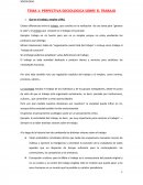 TEMA 1: PERPECTIVA SOCIOLOGICA SOBRE EL TRABAJO