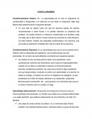 Condicionamiento Clásico: Es un aprendizaje por el cual un organismo es condicionado a Responder a un estímulo al cual antes no respondía