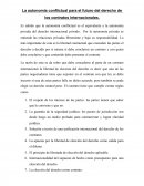 La autonomía conflictual para el futuro del derecho de los contratos internacionales