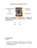 SISTEMA DE INFORMACION -SOFTWARE SCIB Y CONTROL DE INVENTARIOS EN LA EMPRESA “CONFECCIONES S.A.C” - FABRICA DE PRENDAS DE VESTIR