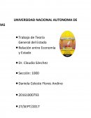 Relación entre Economía y Estado