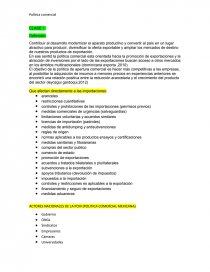 Comercio. Que afectan directamente a las importaciones. Página 1