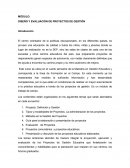 DISEÑO Y EVALUACIÓN DE PROYECTOS DE GESTIÓN