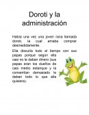Doroti y la administración